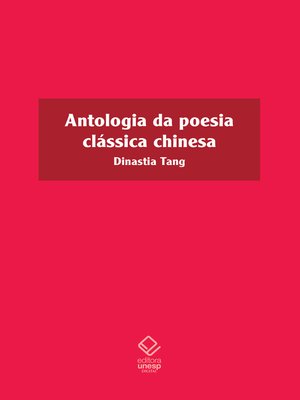cover image of Antologia da poesia clássica chinesa